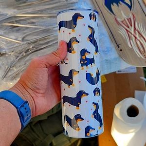 Dachund puppy 20oz tumblers